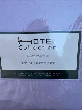 Hotel Collection Lavender Twin Sheet Set